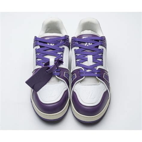 louis vuitton purple shoes|purple lv trainers.